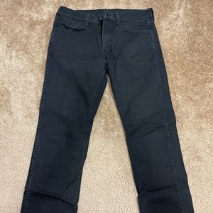 Black Levi jeans.